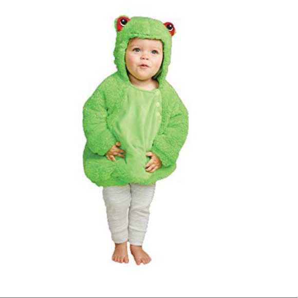 Hyde and Eek Boutique Other - Infant Frog Baby Pullover Plush Costume Size 6-12M